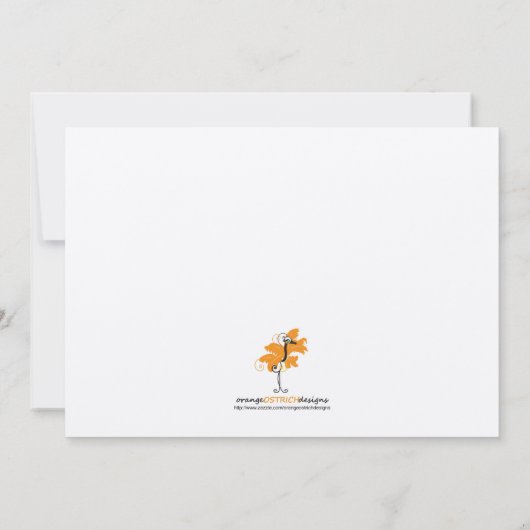 Einladung zur Kinderdusche - Twins (Rückseite)