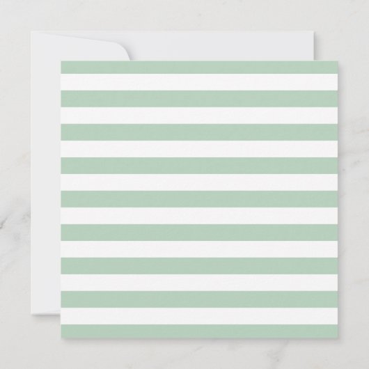 Einladung zur Kinderdusche und Minze (Rückseite)