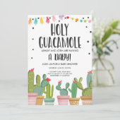 Einladung zur Kinderdusche von Heiliger Guacamole (Stehend Vorderseite)