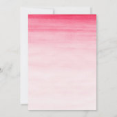 Einladung zur Kindermädchendusche "Watercolor Monk (Rückseite)