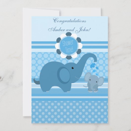 Einladung zur Kinderschuhdusche (Rückseite)