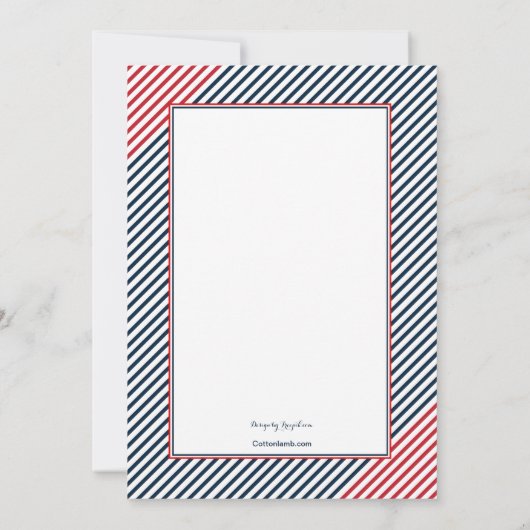 Einladung zur Kinderschuhdusche (Rückseite)