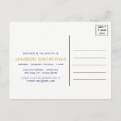 Einladung zur Kinderschuhdusche (Rückseite)