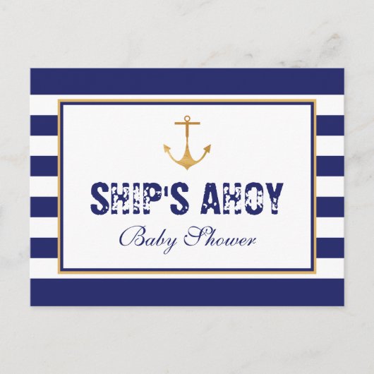 Einladung zur Kinderschuhdusche (Vorderseite)