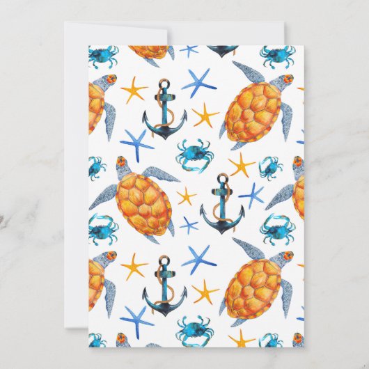 Einladung zur Kinderschuhdusche (Rückseite)