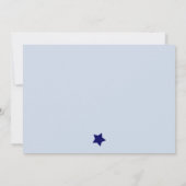 Einladung zur Kinderschuhdusche von Raketen und St (Rückseite)