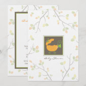 Einladung zur Kinderwagen-Babytragetasche (Vorne/Hinten)