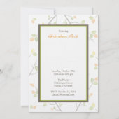 Einladung zur Kinderwagen-Babytragetasche (Rückseite)