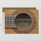 Einladung zur klassischen Gitarre (Vorne/Hinten)