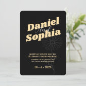 Einladung zur klassischen Hochzeit (Stehend Vorderseite)