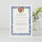 Einladung zur klassischen Hochzeit (Stehend Vorderseite)