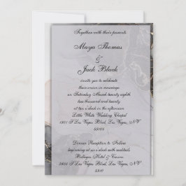 Einladung zur klassischen Hochzeit