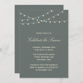 Einladung zur klassischen Lights-Feier (Vorne/Hinten)