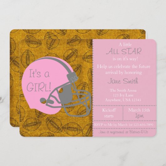 Einladung zur kleinen, allesamt Star-bezogenen Gir (Vorne/Hinten)