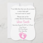 Einladung zur kleinen Babydusche (Vorderseite)