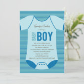 Einladung zur kleinen Babydusche - Mädchen (Stehend Vorderseite)