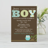 Einladung zur kleinen Babydusche, Muster (Stehend Vorderseite)