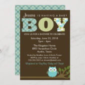 Einladung zur kleinen Babydusche, Muster (Vorne/Hinten)