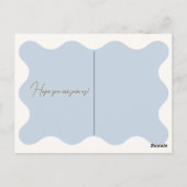 Einladung zur kleinen Bärenkuppe Postkarte (Rückseite)