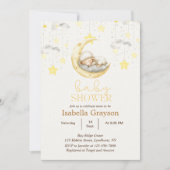 Einladung zur kleinen Lamb Baby Dusche (Vorderseite)