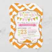 Einladung zur kleinen Zickzack Kinderdusche (Vorne/Hinten)