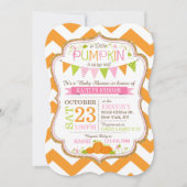 Einladung zur kleinen Zickzack Kinderdusche (Vorderseite)