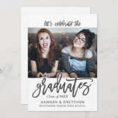 Einladung zur Kombinierten Graduierung (Vorne/Hinten)