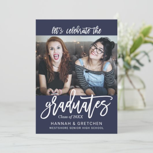 Einladung zur Kombinierten Graduierung (Stehend Vorderseite)