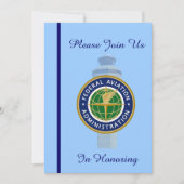 Einladung zur Kontrolle von Flugverkehrsdiensten (Vorderseite)