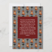 Einladung zur Konzertveranstaltung für Violinmusik (Rückseite)