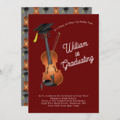 Einladung zur Konzertveranstaltung für Violinmusik (Vorne/Hinten)