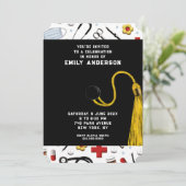 Einladung zur Krankenschwester Graduation (Stehend Vorderseite)