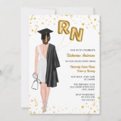 Einladung zur Krankenschwester Graduation (Vorderseite)