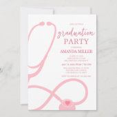 Einladung zur Krankenschwester Medical Graduation  (Vorderseite)