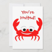 Einladung zur Krebsplanung für jeden Anlass (Vorderseite)