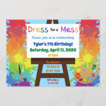 Einladung zur Künstlerin Birthday