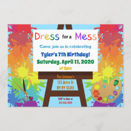 Einladung zur Künstlerin Birthday