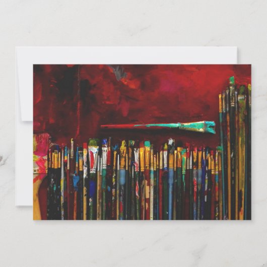 Einladung zur Kunstschau (Vorderseite)