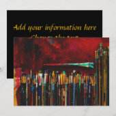 Einladung zur Kunstschau (Vorne/Hinten)