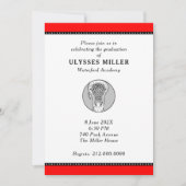 Einladung zur Lacrosse Graduation Party (Vorderseite)