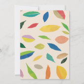 Einladung zur Leaf Drop Cream-Party (Rückseite)