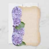 Einladung zur Lebensfeier Hydrangea (Rückseite)