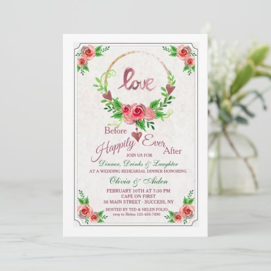 Einladung zur Liebe (Stehend Vorderseite)