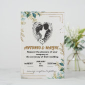 Einladung zur Liebe Briefpapier (Stehend Vorderseite)