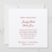 Einladung zur Liebe in jeder Sprache bei Roter Hoc (Rückseite)