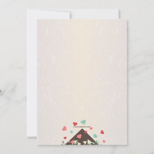 Einladung zur Liebe senden (Rückseite)