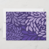 Einladung zur Lila Blume (Rückseite)