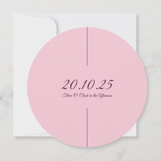 Einladung zur lila Blumenfeier (Rückseite)