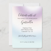 Einladung zur lila Gefärbte Krawatte (Vorderseite)