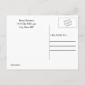 Einladung zur Lila Graduiertenpartei-Foto (Rückseite)